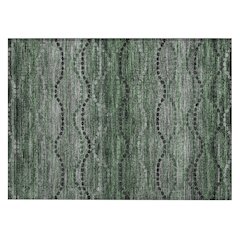Machine Washable Indoor/Outdoor Chantille ACN2031 Olive 1'8" x 2'6" Rug