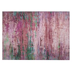 Machine Washable Indoor/Outdoor Chantille ACN2035 Pink 1'8" x 2'6" Rug