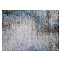 Machine Washable Indoor/Outdoor Chantille ACN2041 Brown 1'8" x 2'6" Rug