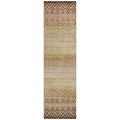 Machine Washable Indoor/Outdoor Chantille ACN2042 Beige 2'3" x 7'6" Runner Rug