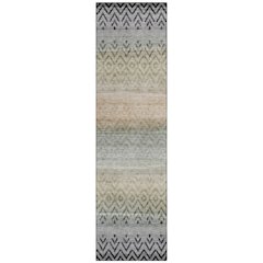Machine Washable Indoor/Outdoor Chantille ACN2042 Gray 2'3" x 7'6" Runner Rug