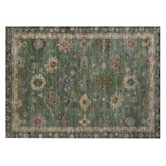 Machine Washable Indoor/Outdoor Chantille ACN2045 Fern 1'8" x 2'6" Rug