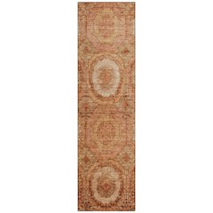 Machine Washable Indoor/Outdoor Chantille ACN2050 Terracotta 2'3"x7'6"Runner Rug