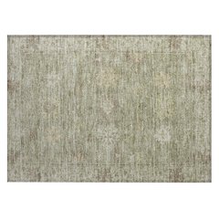 Machine Washable Indoor/Outdoor Chantille ACN2051 Sage 1'8" x 2'6" Rug