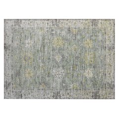 Machine Washable Indoor/Outdoor Chantille ACN2052 Sage 1'8" x 2'6" Rug