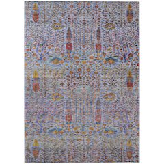 Machine Washable Indoor/Outdoor Chantille ACN2053 Blue 2'6" x 3'10" Rug