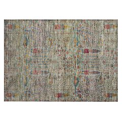 Machine Washable Indoor/Outdoor Chantille ACN2053 Green 1'8" x 2'6" Rug