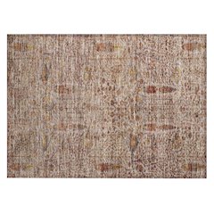 Machine Washable Indoor/Outdoor Chantille ACN2053 Terracotta 1'8" x 2'6" Rug