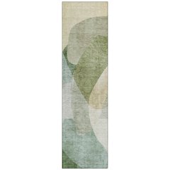 Machine Washable Indoor/Outdoor Chantille ACN2057 Aloe 2'3" x 7'6" Runner Rug