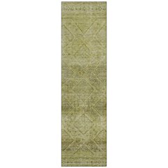 Machine Washable Indoor/Outdoor Chantille ACN2060 Aloe 2'3" x 7'6" Runner Rug
