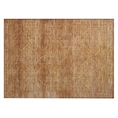 Machine Washable Indoor/Outdoor Chantille ACN2060 Copper 1'8" x 2'6" Rug