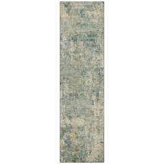 Machine Washable Indoor/Outdoor Chantille ACN2061 Aloe 2'3" x 7'6" Runner Rug