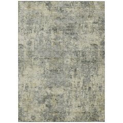 Machine Washable Indoor/Outdoor Chantille ACN2061 Pewter 2'6" x 3'10" Rug