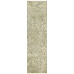 Machine Washable Indoor/Outdoor Chantille ACN2061 Sage 2'3" x 7'6" Runner Rug