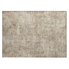 Machine Washable Indoor/Outdoor Chantille ACN2061 Taupe 1'8" x 2'6" Rug