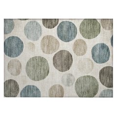 Machine Washable Indoor/Outdoor Chantille ACN2062 Ivory 1'8" x 2'6" Rug