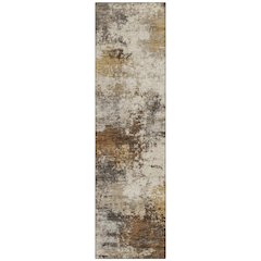 Machine Washable Indoor/Outdoor Chantille ACN2064 Brown 2'3" x 7'6" Runner Rug