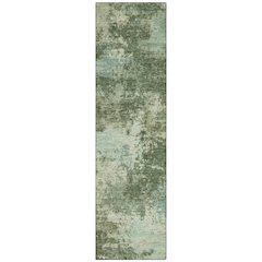 Machine Washable Indoor/Outdoor Chantille ACN2065 Aloe 2'3" x 7'6" Runner Rug
