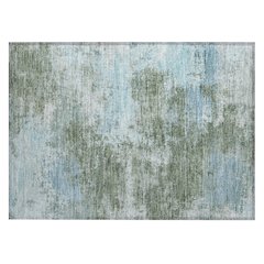 Machine Washable Indoor/Outdoor Chantille ACN2065 Sage 1'8" x 2'6" Rug