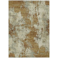 Machine Washable Indoor/Outdoor Chantille ACN2066 Terracotta 2'6" x 3'10" Rug