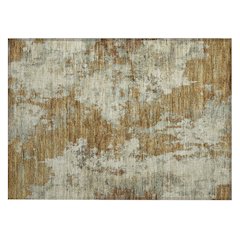 Machine Washable Indoor/Outdoor Chantille ACN2066 Terracotta 1'8" x 2'6" Rug
