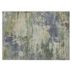 Machine Washable Indoor/Outdoor Chantille ACN2067 Purple 1'8" x 2'6" Rug