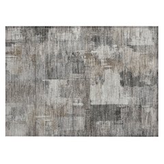 Machine Washable Indoor/Outdoor Chantille ACN2069 Pewter 1'8" x 2'6" Rug