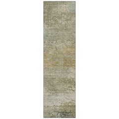 Machine Washable Indoor/Outdoor Chantille ACN2071 Beige 2'3" x 7'6" Runner Rug