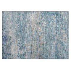 Machine Washable Indoor/Outdoor Chantille ACN2071 Sky 1'8" x 2'6" Rug