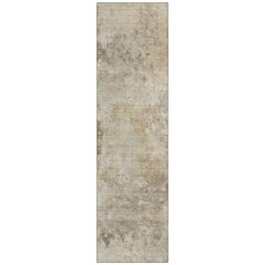 Machine Washable Indoor/Outdoor Chantille ACN2073 Tan 2'3" x 7'6" Runner Rug