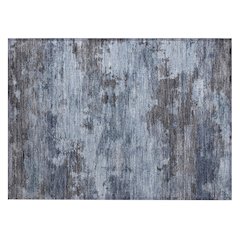 Machine Washable Indoor/Outdoor Chantille ACN2075 Blue 1'8" x 2'6" Rug