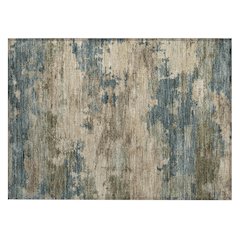 Machine Washable Indoor/Outdoor Chantille ACN2075 Teal 1'8" x 2'6" Rug