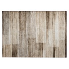 Machine Washable Indoor/Outdoor Chantille ACN2082 Brown 1'8" x 2'6" Rug