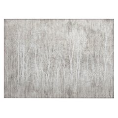 Machine Washable Indoor/Outdoor Chantille ACN2083 Silver 1'8" x 2'6" Rug