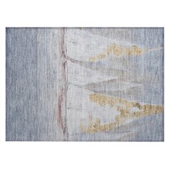 Machine Washable Indoor/Outdoor Chantille ACN2084 Blue 1'8" x 2'6" Rug