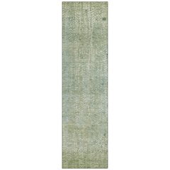 Machine Washable Indoor/Outdoor Chantille ACN2087 Green 2'3" x 7'6" Runner Rug