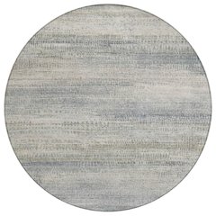 Machine Washable Indoor/Outdoor Chantille ACN2089 Linen 8' x 8' Round Rug