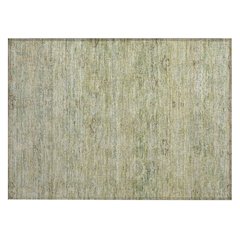 Machine Washable Indoor/Outdoor Chantille ACN2090 Green 1'8" x 2'6" Rug