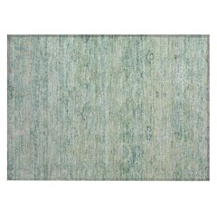 Machine Washable Indoor/Outdoor Chantille ACN2090 Teal 1'8" x 2'6" Rug