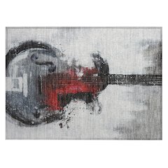 Machine Washable Indoor/Outdoor Chantille ACN2091 Gray 1'8" x 2'6" Rug