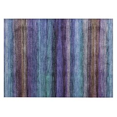 Machine Washable Indoor/Outdoor Chantille ACN2093 Blue 1'8" x 2'6" Rug