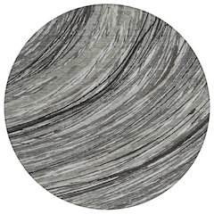 Machine Washable Indoor/Outdoor Chantille ACN2094 Taupe 8' x 8' Round Rug