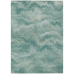 Machine Washable Indoor/Outdoor Chantille ACN2095 Teal 2'6" x 3'10" Rug