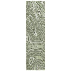 Machine Washable Indoor/Outdoor Chantille ACN2097 Aloe 2'3" x 7'6" Runner Rug