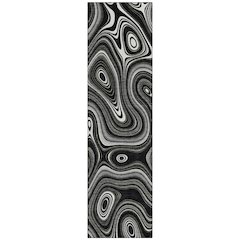 Machine Washable Indoor/Outdoor Chantille ACN2097 Black 2'3" x 7'6" Runner Rug