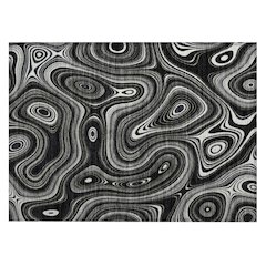 Machine Washable Indoor/Outdoor Chantille ACN2097 Black 1'8" x 2'6" Rug