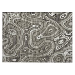 Machine Washable Indoor/Outdoor Chantille ACN2097 Gray 1'8" x 2'6" Rug