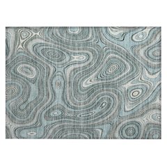 Machine Washable Indoor/Outdoor Chantille ACN2097 Sky 1'8" x 2'6" Rug