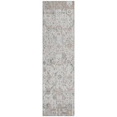 Machine Washable Indoor/Outdoor Chantille ACN2099 Taupe 2'3" x 7'6" Runner Rug