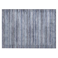 Machine Washable Indoor/Outdoor Chantille ACN2101 Blue 1'8" x 2'6" Rug